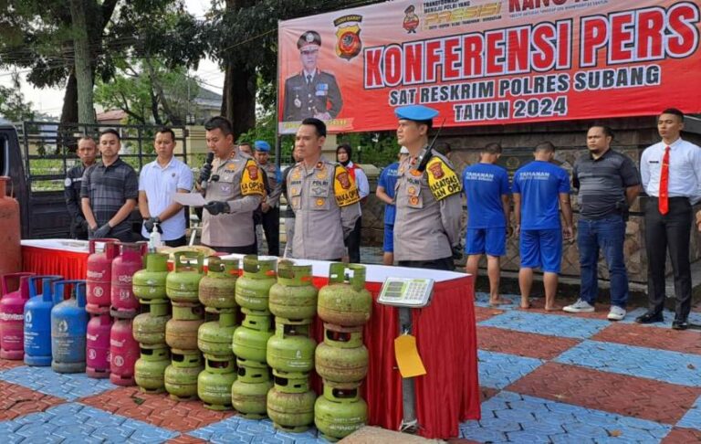 Polres Subang Ciduk Pengoplos LPG 3 Kg, Pertamina Patra Niaga Beri Apresiasi