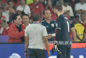 Presiden Jokowi Bersyukur Timnas Indonesia Tahan Imbang Australia