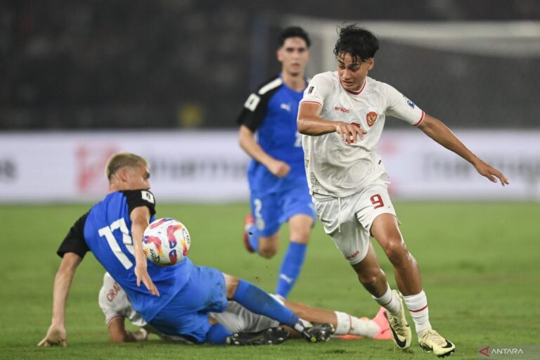 Rafael Struick bawa Indonesia berbalik unggul 2-1 atas Bahrain