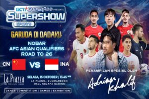 RCTI+ Meriahkan Laga Cina vs Indonesia dengan Nobar Seru di La Piazza!