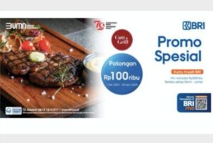 Santap Steak di Cut&Grill Bersama Orang Tersayang, Dapatkan Promo Spesial dari BRI