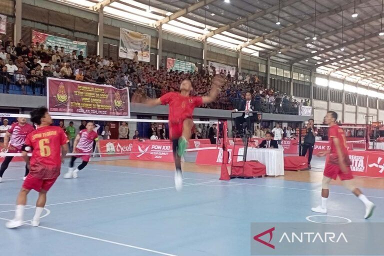 Sepak takraw – Jateng raih medali emas nomor regu putra