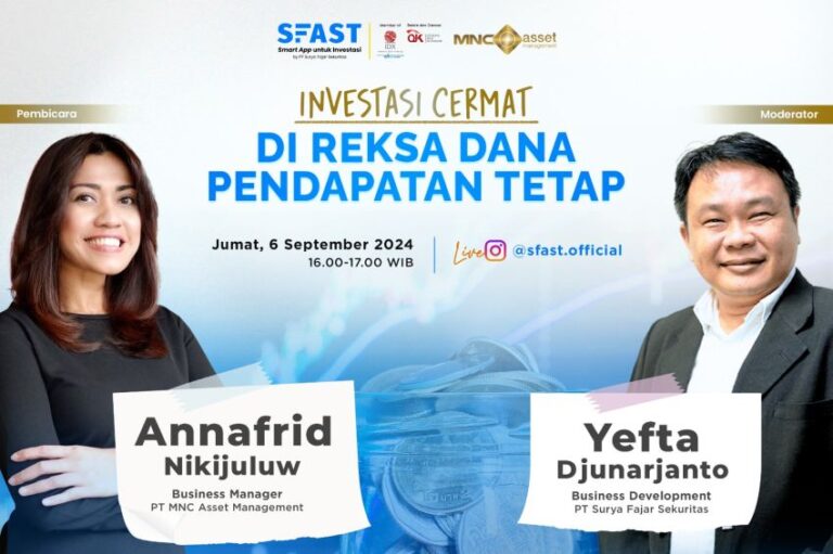 Simak IG Live Surya Fajar Sekuritas X MNC Asset Management Investasi Cermat di Reksa Dana Pendapatan Tetap