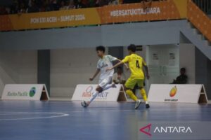 Tim futsal putra Banten kalahkan Lampung 2-1