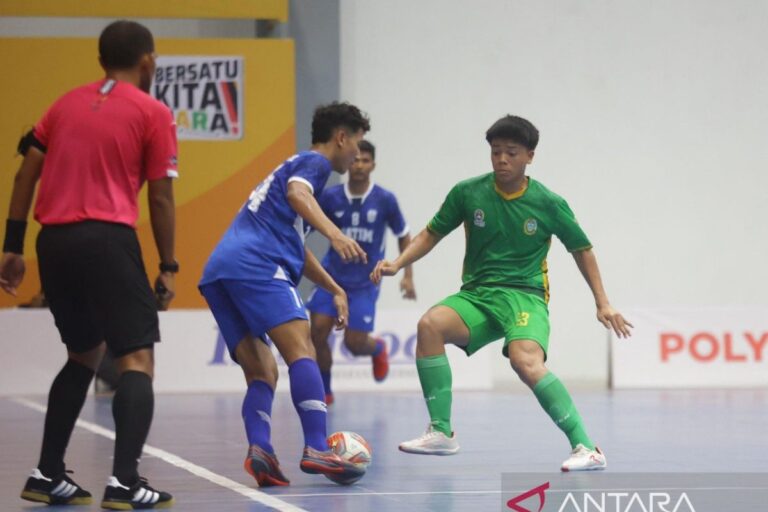 Tim futsal putra Jatim melangkah ke semifinal usai kalahkan Sumut 2-1