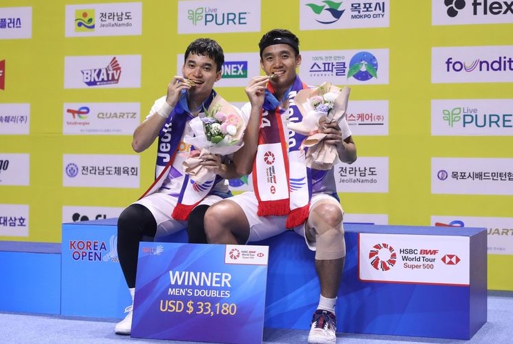 Update Ranking BWF: Peringkat Pasangan Baru Leo/Bagas dan Fikri/Daniel Meroket