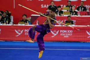 Wushu – Jawa Timur masih teratas perolehan medali emas hari ketiga